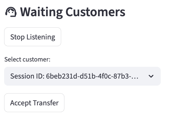 Accept Transfer